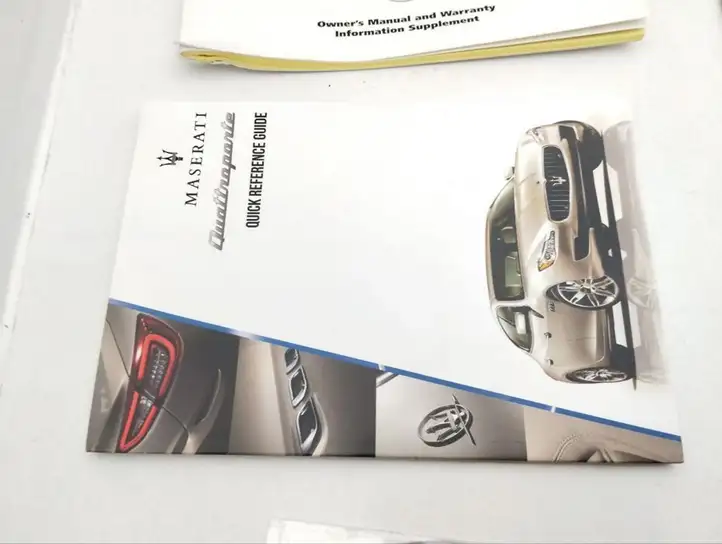 Maserati Quattroporte (2012 - 2016) Сервисная книжка — фото 9
