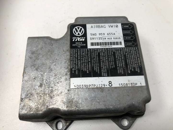 5N0959655A Volkswagen PASSAT B6 Oro pagalvių valdymo blokas