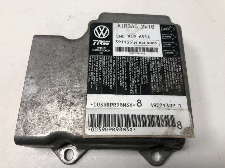 5N0959655A Volkswagen PASSAT B6 Oro pagalvių valdymo blokas