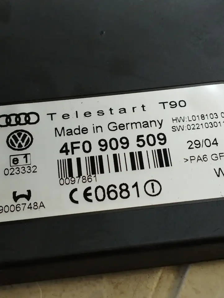 Volkswagen Touareg I (2002 - 2010) 4F0909509 Блок управления автономным отопителем — фото 2