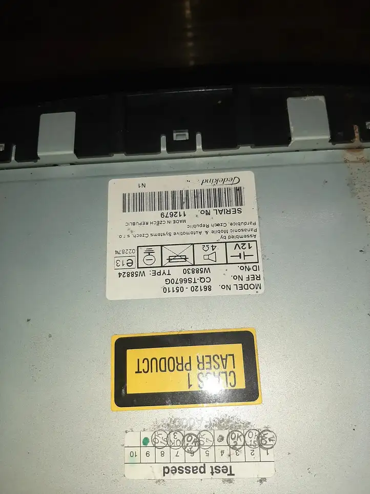 Toyota Avensis T250 (2006 - 2009) 8612005110 Магнитола / мультимедийная система — фото 3