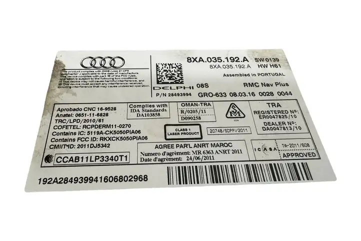 Audi S1 (2014 - 2019) 8X4035192A Магнитола / мультимедийная система — фото 9