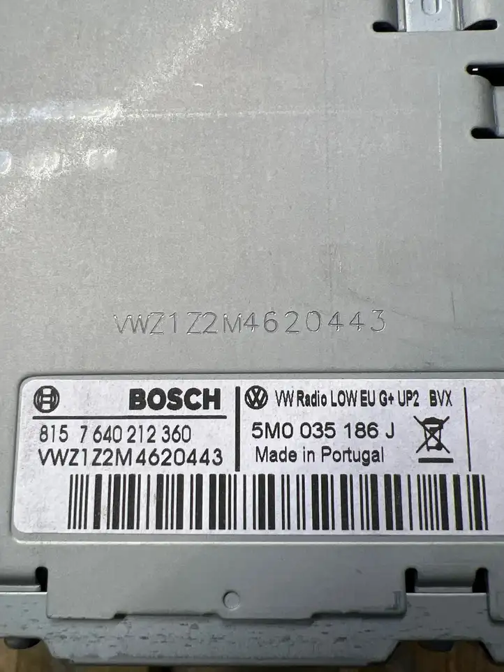 Volkswagen Polo V 6R (2009 - 2015) 5M0035186J Магнитола / мультимедийная система — фото 6