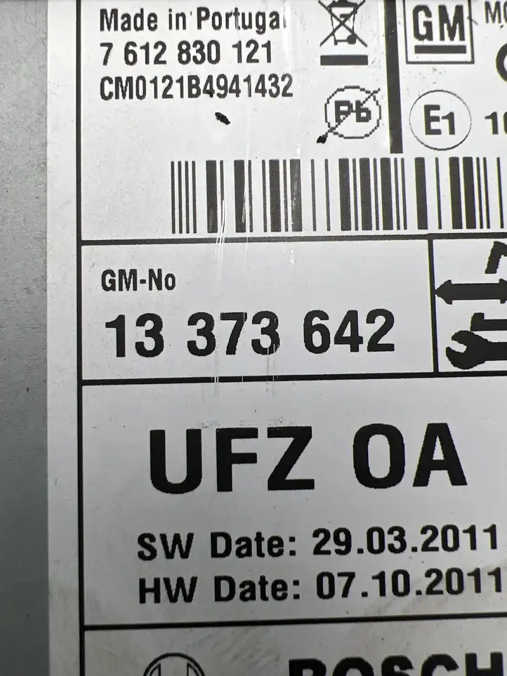Opel Corsa D (2010 - 2014) 7612830121 Магнитола / мультимедийная система — фото 6