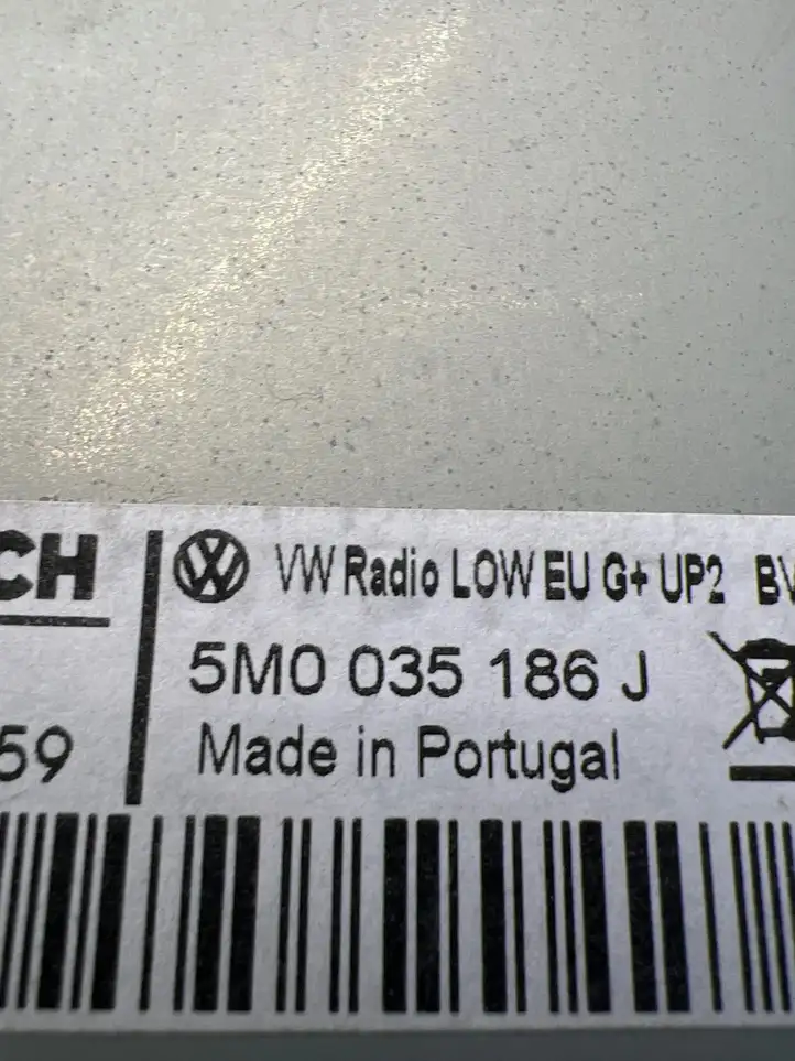 Volkswagen Polo V 6R (2009 - 2015) 5M0035186J Магнитола / мультимедийная система — фото 5