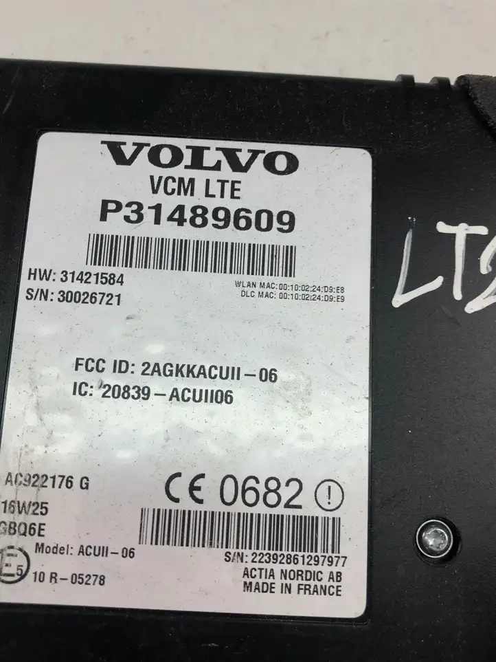 Volvo XC90 (2014 - 2019) 31489609 Прочие блоки управления — фото 4