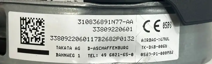 BMW X6 F16 (2014 - 2017) 9220601 Подушка безопасности руля — фото 3