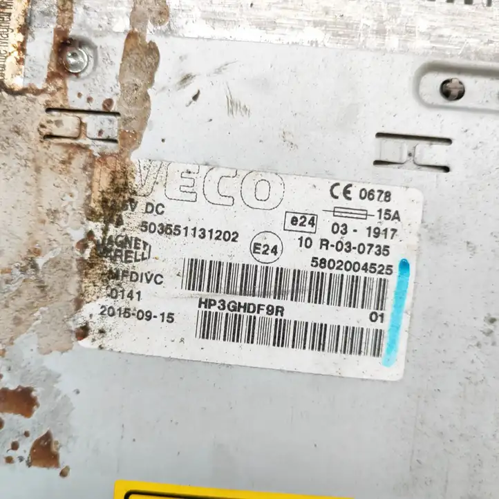 Iveco Daily Daily 6th gen (2012 - 2020) 5802004525 Магнитола / мультимедийная система — фото 6