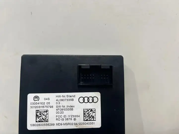 Audi Q7 4L (2009 - 2015) 4L0907335B Блок бесключевого доступа — фото 2