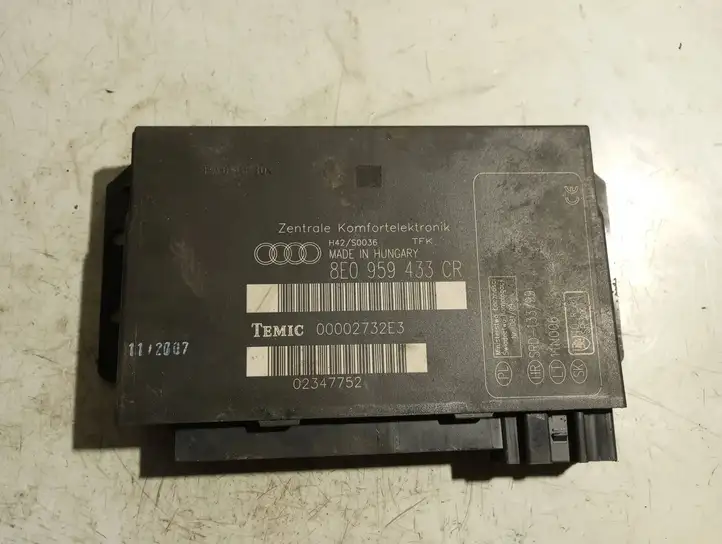 Audi A4 S4 B7 8E 8H (2004 - 2009) 8E0959433CR Модуль комфорта — фото 1