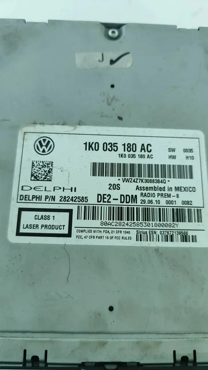 Volkswagen PASSAT CC (2008 - 2012) 1K0035180AC Магнитола / мультимедийная система — фото 7