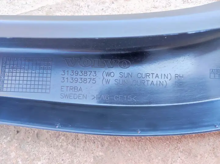 Volvo XC90 (2014 - 2019) 31393875 Рамка дверного стекла задней двери — фото 5