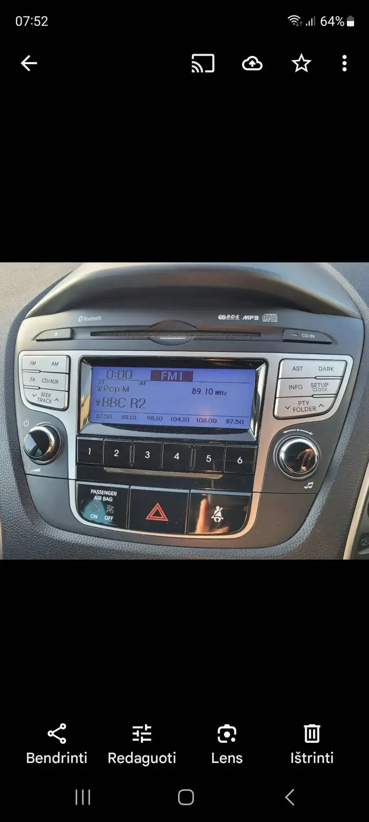 Hyundai ix35 (2013 - 2019) 96160-2y730 Магнитола / мультимедийная система — фото 1
