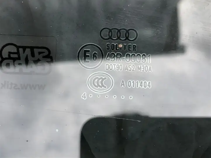 Audi A6 S6 C6 4F (2004 - 2008) Стекло задней двери — фото 2