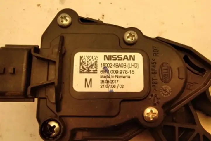 Nissan Qashqai (2013 - 2017) 180024BA0B Педаль акселератора — фото 4