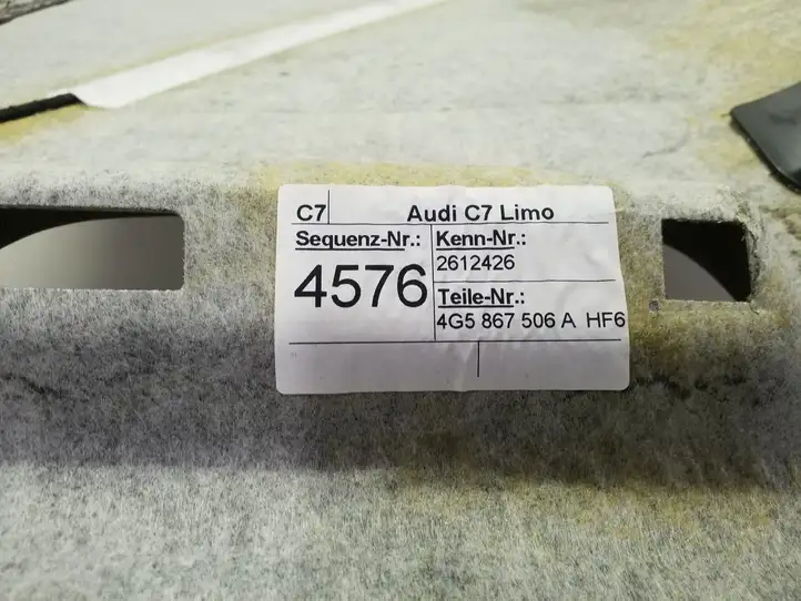 Audi A6 C7 (2011 - 2014) 4G5867506A Потолочная обшивка — фото 7