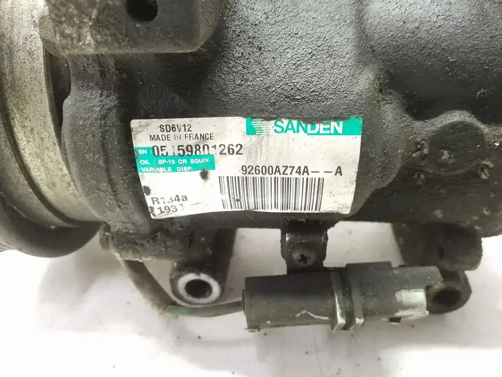 Nissan Juke I F15 (2010 - 2018) 92600AZ74A Компрессор (насос) кондиционера воздуха — фото 6