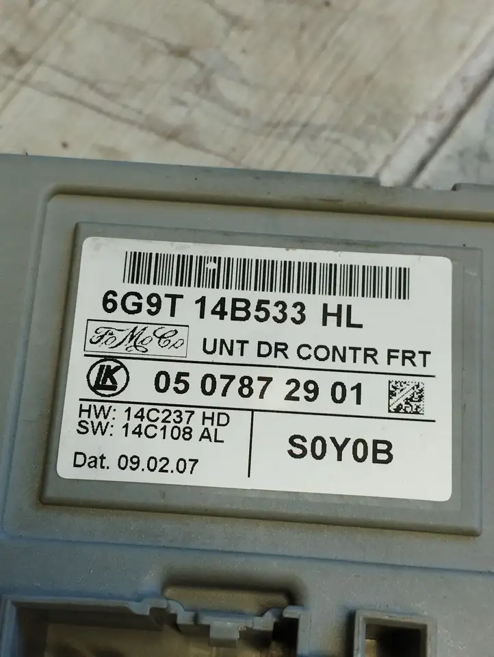 Ford S-MAX (2006 - 2010) 6G9T14B533HL Блок управления дверью — фото 2