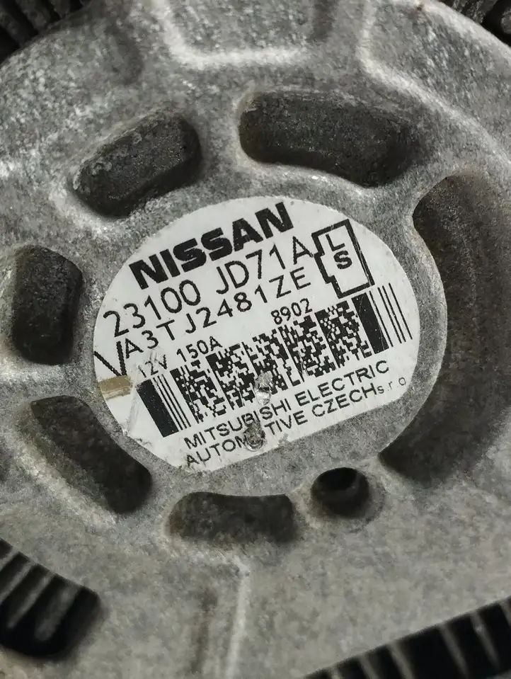 Nissan Qashqai (2006 - 2010) 23100JD71A Генератор — фото 3