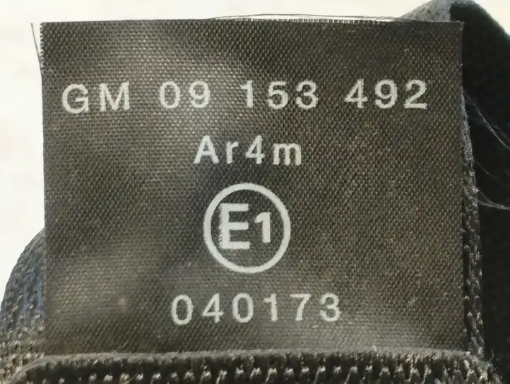 Opel Astra G (1998 - 2004) 09153492 Задний ремень безопасности — фото 5