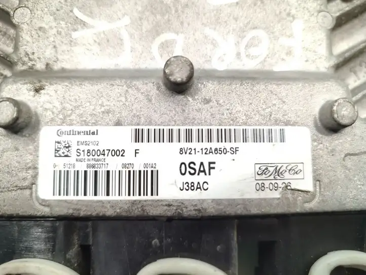 Ford Fiesta (2006 - 2008) 8V21-12A650-SF Блок управления двигателем (ЭБУ) — фото 6