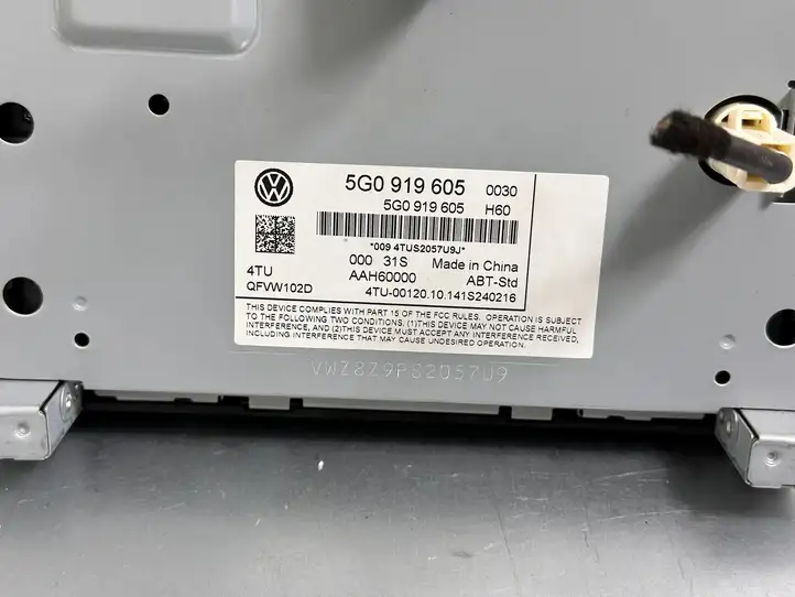 Volkswagen Golf VII (2013 - 2019) 5G0919605 Магнитола / мультимедийная система — фото 3