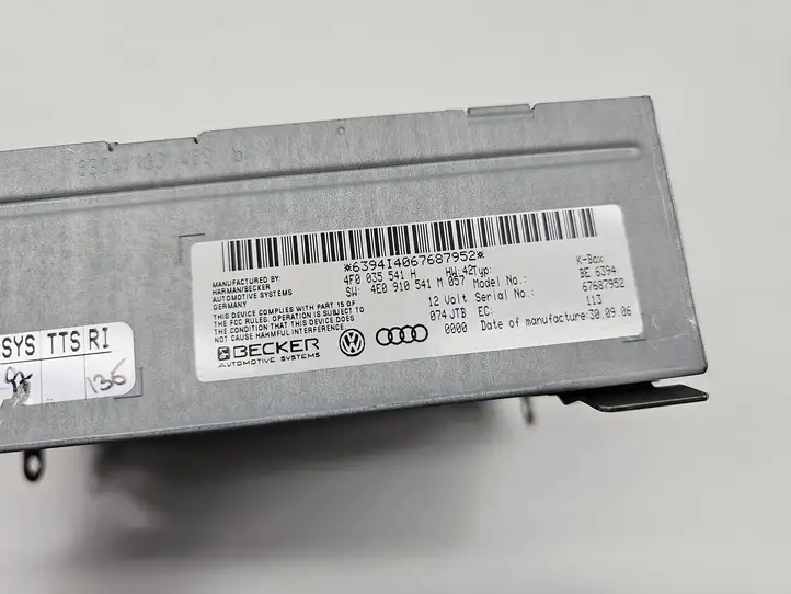 Audi A6 S6 C6 4F (2004 - 2008) 4F0035541H Магнитола / мультимедийная система — фото 7
