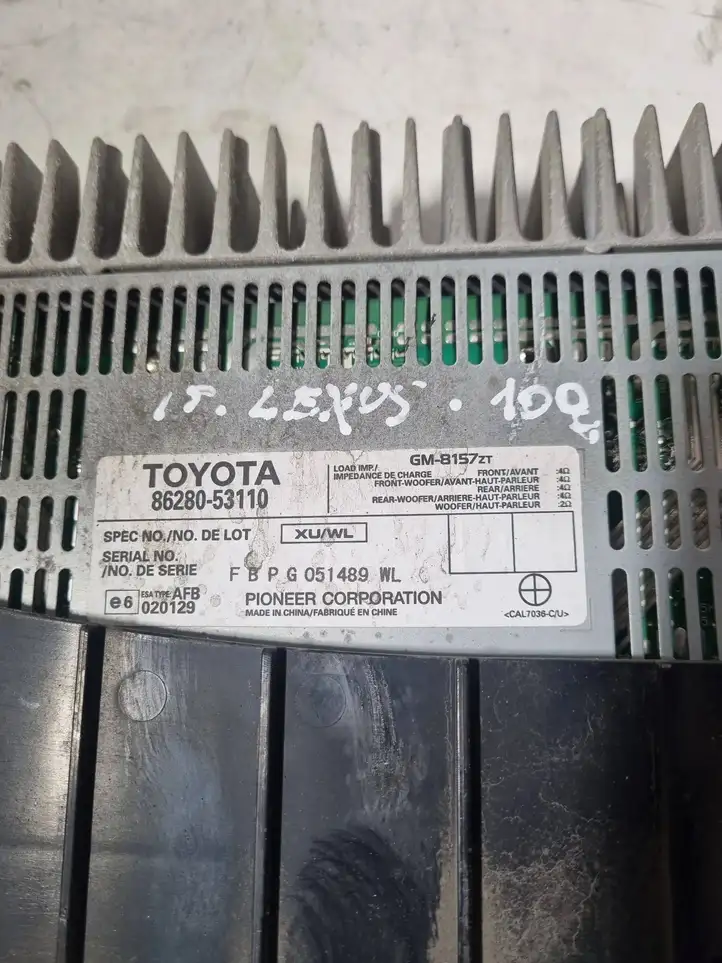Lexus IS 220D-250-350 (2005 - 2010) 8628053110 Усилитель звука — фото 5