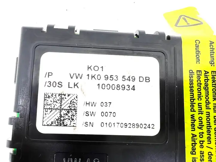Audi A3/S3 8P (2008 - 2013) 1K0953549DB Датчик угла поворота руля — фото 7