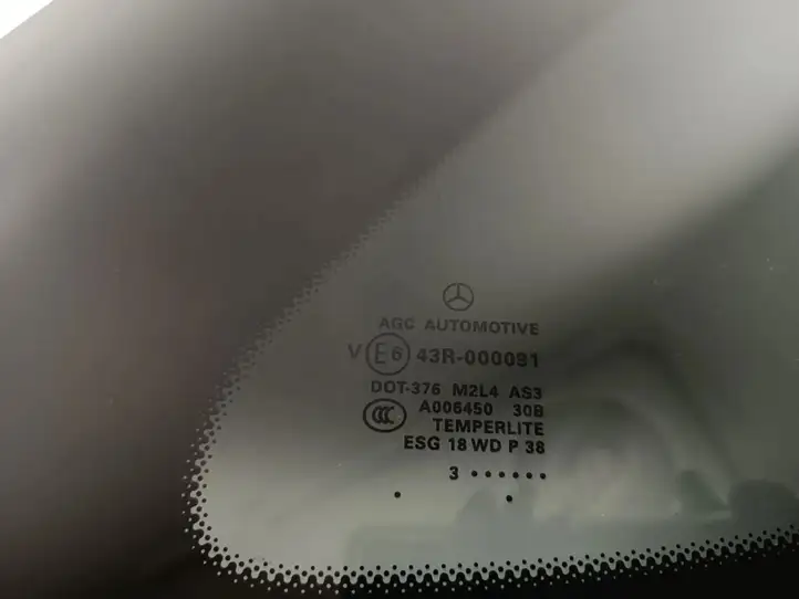 Mercedes-Benz ML W166 (2012 - 2017) A1666702412 Заднее боковое стекло — фото 3