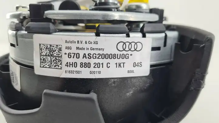 Audi A8 S8 D4 4H (2010 - 2014) 4H0880201C Подушка безопасности руля — фото 4