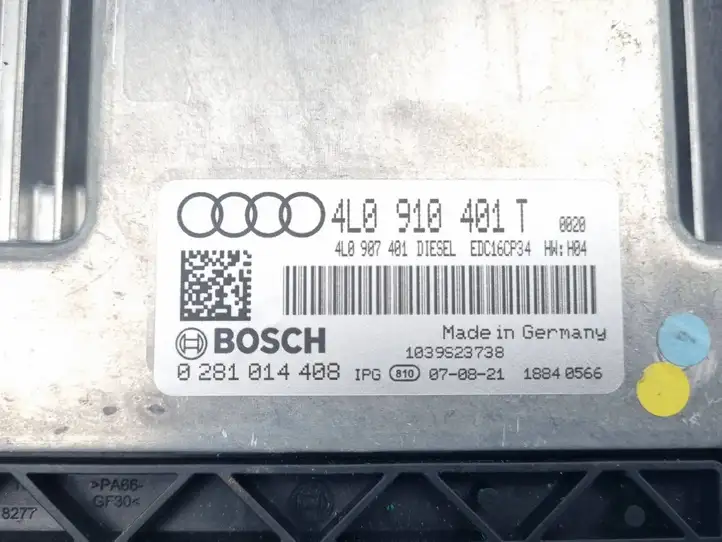 Audi Q7 4L (2005 - 2009) 4L0910401T Блок управления двигателем (ЭБУ) — фото 4