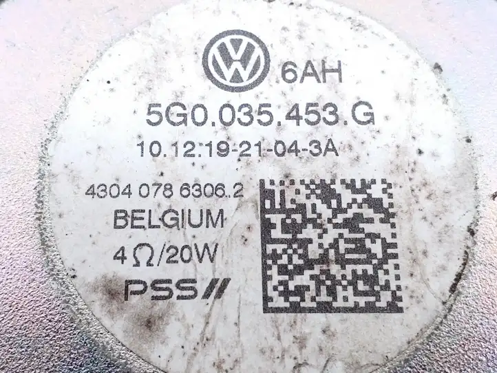 Volkswagen Golf VII (2013 - 2019) 5G0035453G Динамики передних дверей — фото 3