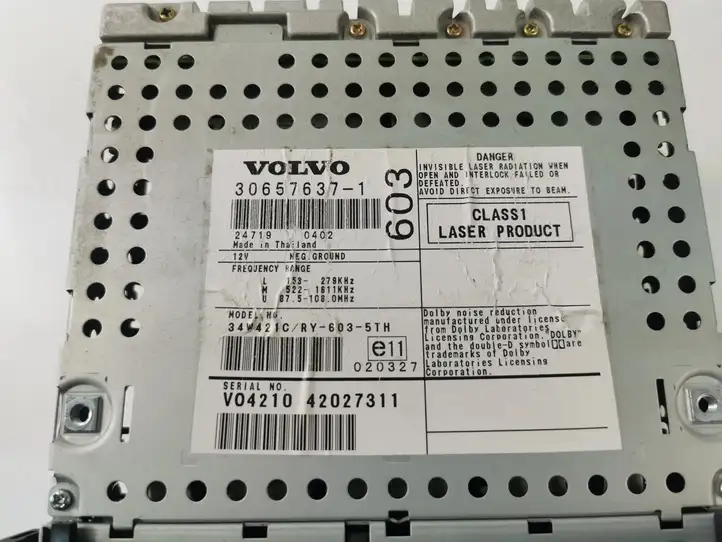Volvo S60 (2004 - 2010) 306576371 Магнитола / мультимедийная система — фото 3