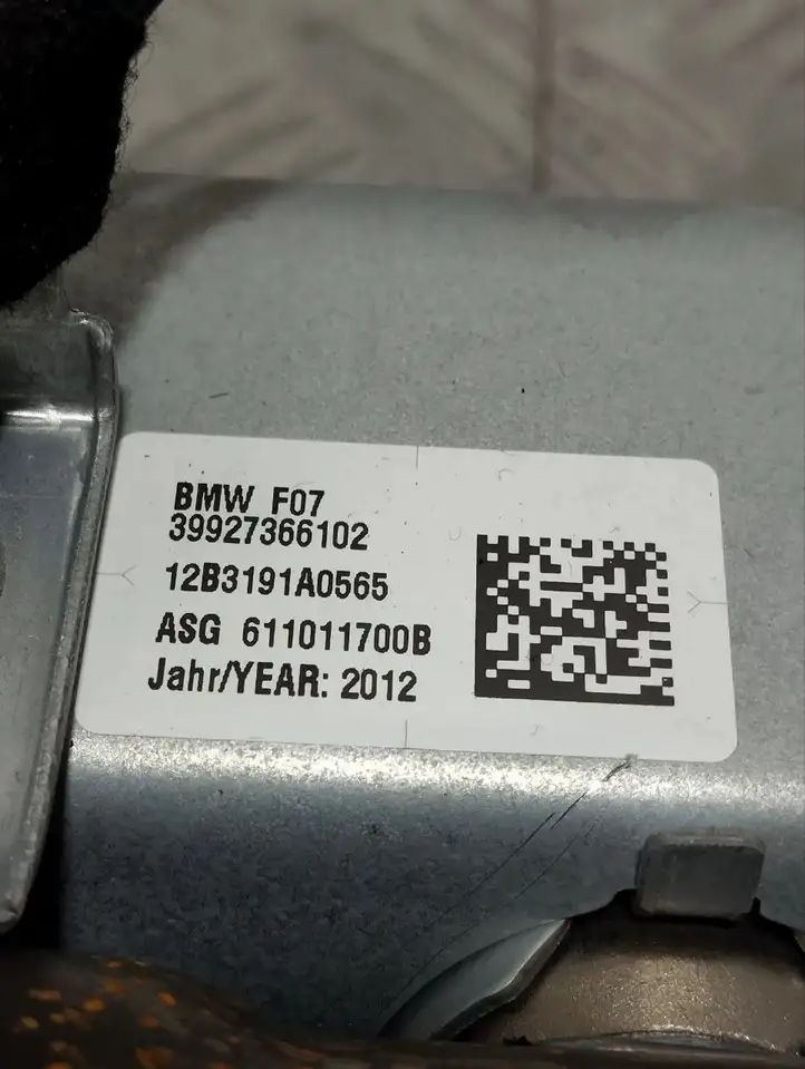 BMW 5 GT F07 (2010 - 2017) 39927366102 Подушка безопасности пассажира — фото 2