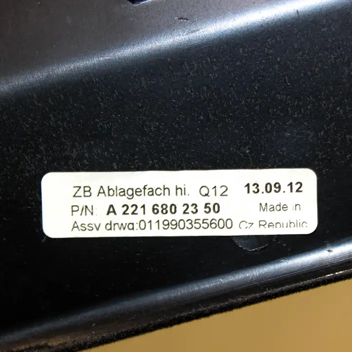Mercedes-Benz S W221 (2005 - 2013) A2216802350 Прочие детали салона — фото 6