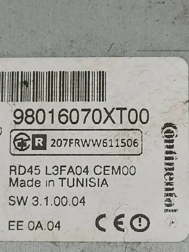 Citroen DS3 (2010 - 2016) 98016070XT00 Магнитола / мультимедийная система — фото 6