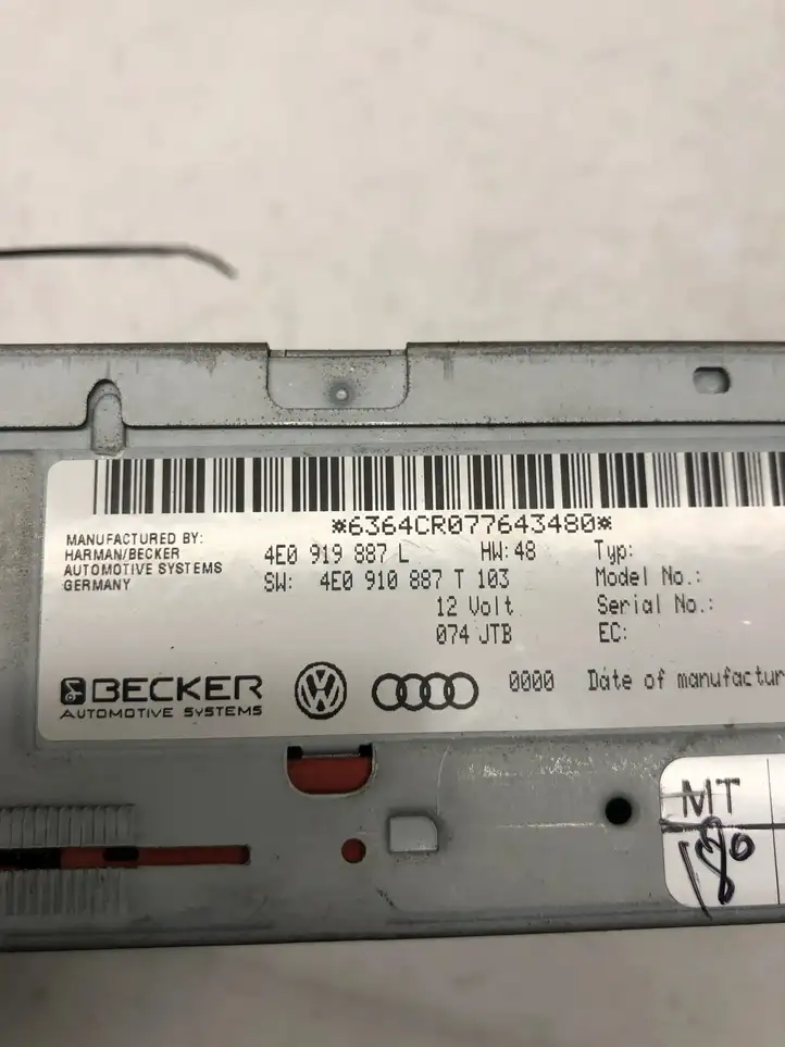 Audi A6 S6 C6 4F (2004 - 2008) 4E0919887L Навигационный привод CD/DVD — фото 5