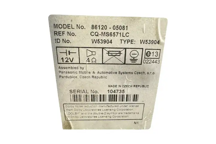 Toyota Avensis T250 (2003 - 2006) 8612005081 Магнитола / мультимедийная система — фото 8