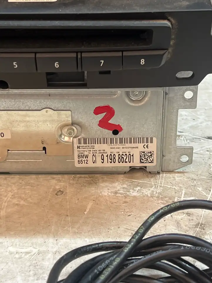 BMW 5 E60 E61   919886201 Радио/ проигрыватель CD/DVD / навигация
