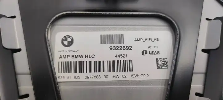 BMW 3 GT F34 (2013 - 2017) 9322692 Усилитель звука — фото 6