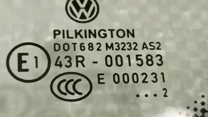 Volkswagen Caddy (2010 - 2015) 43R001583 Стекло задней двери — фото 5