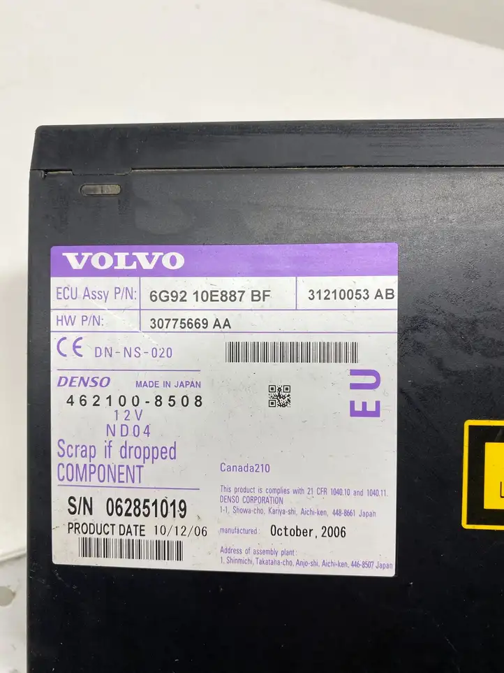 Volvo S80 (2006 - 2009) 30775669AA Магнитола / мультимедийная система — фото 5