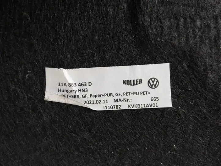 Volkswagen ID.4 (2020 - ) 11A863463D Пол багажника — фото 5
