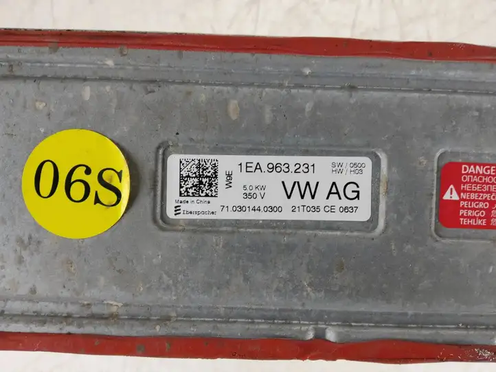 Volkswagen ID.3 (2019 - ) 1EA963231 Подогреватель охлаждающей жидкости — фото 5