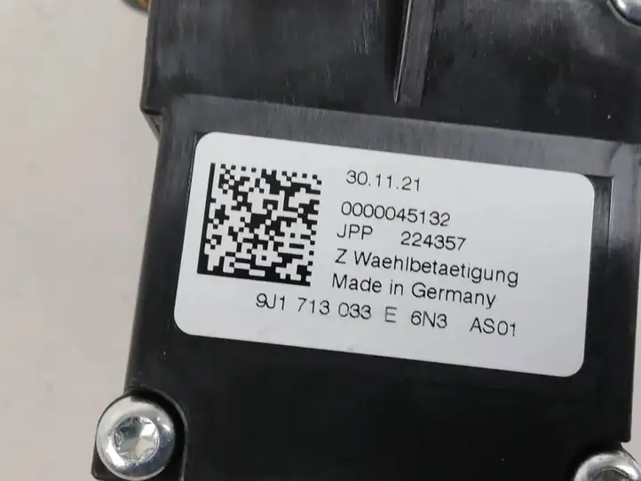 Porsche Taycan 9J1 (2019 - ) 9J1713033E Включатель / ручка переключения передач — фото 4
