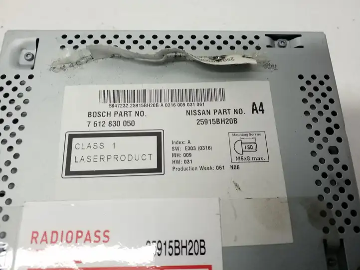 Nissan Juke I F15 (2010 - 2018) 7612830050 Магнитола / мультимедийная система — фото 6