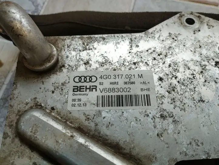 Audi A6 C7 (2011 - 2014) 4G0317021M Масляный радиатор коробки передач — фото 5