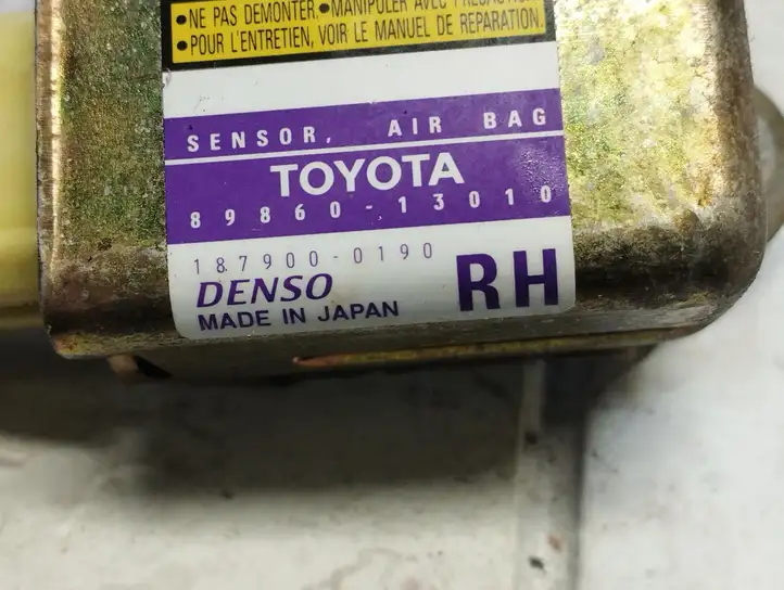 Toyota Corolla Verso E121 (2001 - 2004) 8986013010 Датчик удара SRS — фото 2