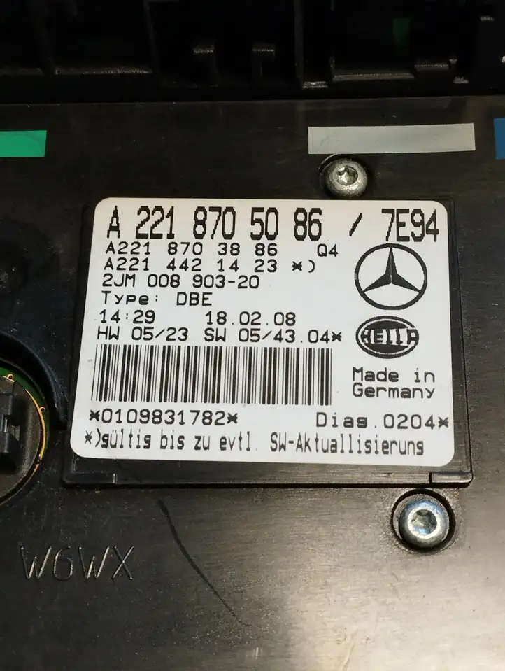 Mercedes-Benz S W221 (2005 - 2013) A2218705086 Передняя подсветка — фото 2